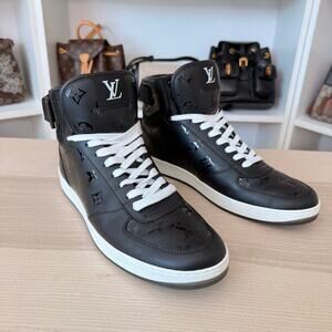 Louis Vuitton Monogram Rivoli Sneaker Boot Size 9